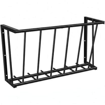 Wall Mount Hay Rack, 30" Steel Hay Feeder& Blanket Holder,20 Gallon Capacity Livestock Feeder for Goats, Sheep and Storage