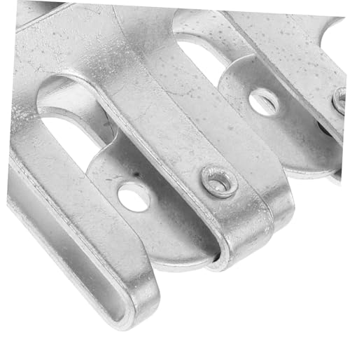 Mipcase 5pcs Piglet Crate Latch Farrowing Crate Lock Metal Gate Locks for Fence Pig Nursery Bed Latch Enclosure