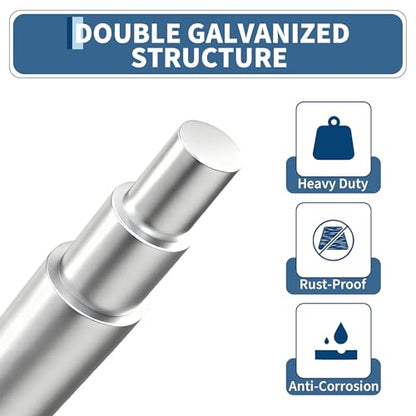 Livestock Fence, 6Ft x 328Ft Galvanized Wire Fencing, Cattle Farm Fence, Heavy Zinc Coated Deer Goat Cattle Fence for Farm Yard Livestock Protection - size: 6FT x 328FT