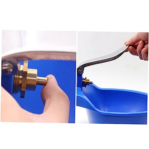 Happyyami Plastic Water Bowl for Livestock Large Automatic Waterer for Cattle Horses Sheep and Goats Durable and Easy to Clean Farm Water Trough