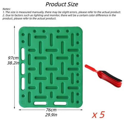 Plastic Sorting Panel for Livestock, Lightweight Animal Guide Board with Groove Design, Sorting Divider for Pigs, Chickens, Ducks(5pcs) - size: 5pcs