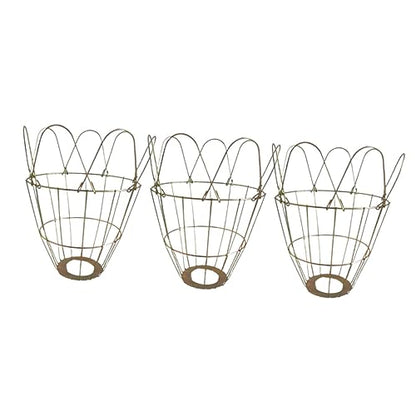 Kisangel 3Pcs Waterproof Heat-Resistant Bulb Covers for Livestock Reptiles Sturdy Light Bulb Cages Burn Protection for Chickens and Pigs