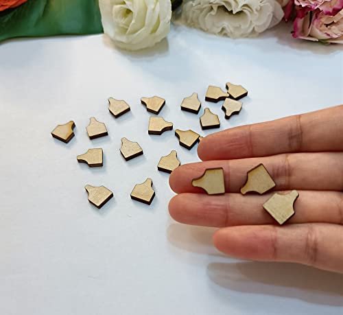60pcs of Cow Tag Earring Ear Tag,Earrings Studs Sublimation Blanks Wood Earrings,Blanks Farm Animal Earrings Stud,DIY Country Western Jewelry (0.5'') - size: 0.5''