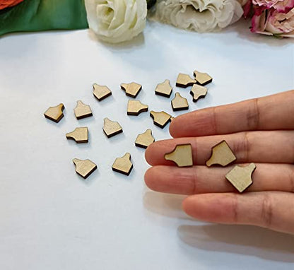 60pcs of Cow Tag Earring Ear Tag,Earrings Studs Sublimation Blanks Wood Earrings,Blanks Farm Animal Earrings Stud,DIY Country Western Jewelry (0.5'') - size: 0.5''