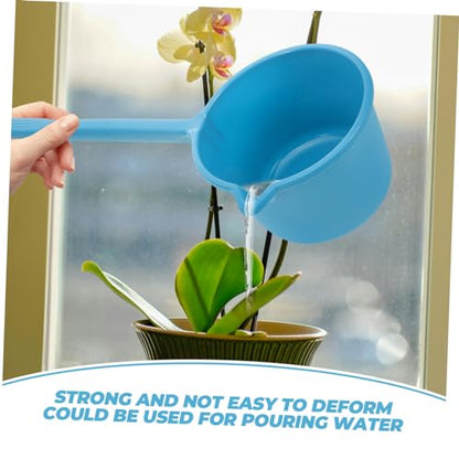 Plastic Water Ladle Bath Ladle Dipper 3pcs Long Handle Hair Washing Cup Kitchen Water Scoop Livestock Feeding for Garden Watering Supplies