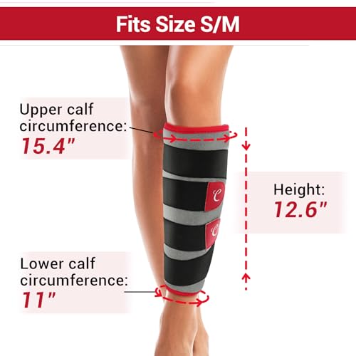 Comfytemp Leg Heating Pad, FSA Eligible Items Only List Wearable Heat Pad for Leg and Calf, HSA Electric Heat Wrap for Knee/Arm/Hamstring Soothing Warmth, Birthday Gifts for Women Wife Mom Her (S/M) - size: Small