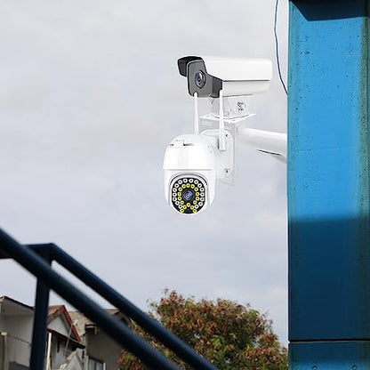 CCTV Mount Bracket, L-Shape Security Mount Plate, Universal Wall Ceiling Mounting Brackets for PTZ and Dome Cameras