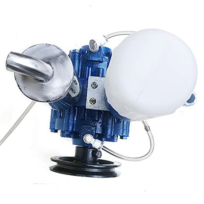 Milking Machine Vacuum Pump, 66 gal/min High Efficiency Aluminum Alloy Pump for Mechanized Milking Systems, Portable Milker Bucket Tank Barrel for Dairy Farms and Milking Stations