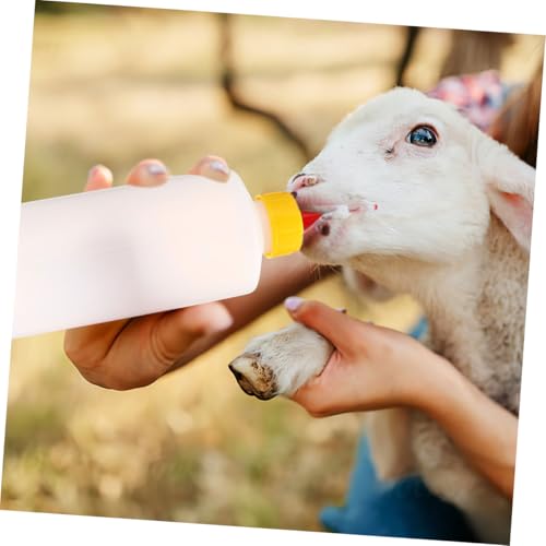 HANABASS 2sets Goat Feeding Supplies Sheep Milk Bottle Multi-Purpose Feeder for Newborn Animals Easy Transport Maintainable Nursing Bottles