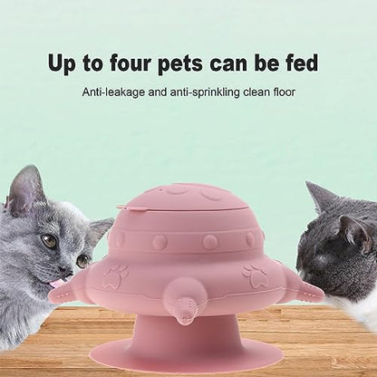 Pet Milk Bottle for Multiple Dog Cats Feeding Puppies Kitten Feeders with Suction Cup Feeding Bottles Nursing Station