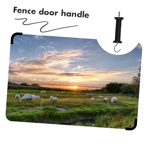 SUPVOX Electric Fence Gate Handle Hook for Livestock Plastic Insulated Grip Durable Electric Fence Insulator Simple Installation
