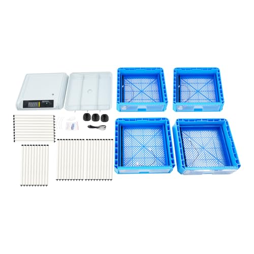 Egg Incubator, 200-240 Eggs Cabinet Incubator, Adjustable Temperature & Humidity Chicken Egg Incubator with LED Display for Farmers, Home Use, Educational Activities