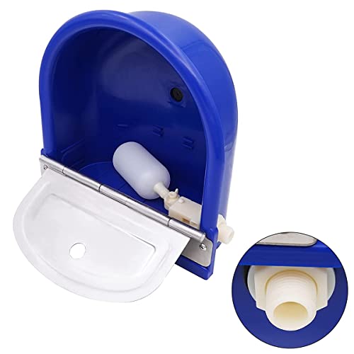 Automatic Waterer Cattle Water Bowls with Float Valve, Water Trough Cattle Drinking Waterer for Cattle Sheep Horse Pig Dog Farm Supplies,Purple - color: Purple