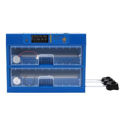 Incubators for Hatching Eggs, 128 Eggs Incubator Automatic Hatcher with Egg Turning and Humidity Control 80W for Chicken Duck Goose Bird Quail Pigeon Poultry Egg Incubator - style: 128-Egg Poultry Hatcher