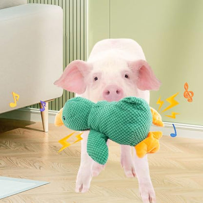 Pig Toy - Toys for Pigs, Duck Squeaky Pig Toy - Calming Duck Toys for Mini Pigs, Interactive Pig Chew Plush Enrichment Ducks for Pet Pigs Supplies to Keep Them Busy