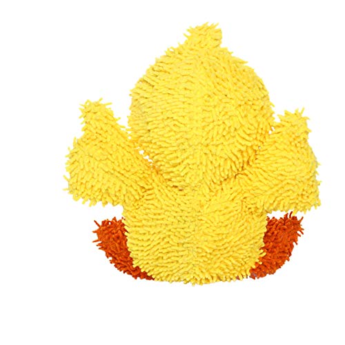 MIGHTY® 2 Pack Microfiber Large Duck Ultra Durable Plush Dog Toy | Multiple Layers & Reinforced Seams , Washable and Floats , Mighty® Construction - color: 2PK Yellow Duck