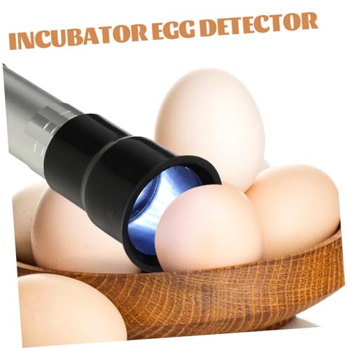 Garneck Egg Detector Lamp Portable Egg Incubator Light for Quail and Chicken Eggs for Candling and Incubation Monitoring High Brightness Easy to Use Design