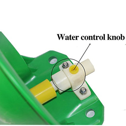 Automatic Sheep Water Bowl Vertical Nuzzled Valve Auto Fill Goat Waterer | Livestock Water Trough for Horse Pig Hog Cow, Self-filling Cattle Tank, animal multi-purpose Bucket Drinker watering system