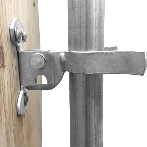 Wall Mount (Flat Back) Fork Gate Latch - Use for 2-3/8" (2-1/2") Gate Frames - CASE Qty 25 - size: 2-3/8" - Case(25 Count)