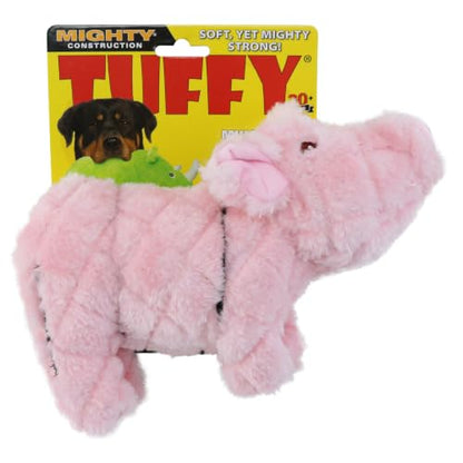 MIGHTY Tuffy 2 Pack Piglet Ultra Durable Plush Dog Toy | Multiple Layers & Reinforced Seams , Washable and Floats , Mighty® Construction - color: 2PK Large Pink Piglet