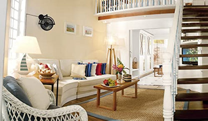 Vento VIVI-DC 10 In. Wall Mount Swivel fan with Folding Arm (Black) - color: Black