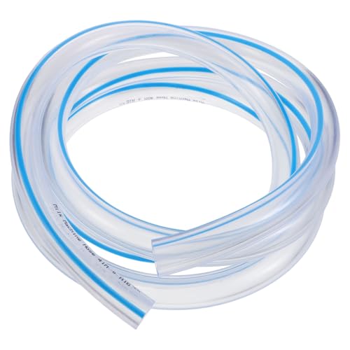 Hemobllo Pvc Milk Tube for Milking Machine Replacement Plastic Milking Hose with Seamless Connections and Easy Monitoring of Milk Flow Suitable for Cow and Farm Use Dairy Setup Accessory