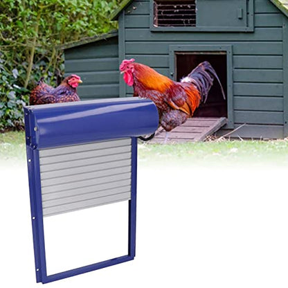 Automatic Chicken Coop Door, Solar Chicken Coop Door, Solar Powered Chicken Opener, Programmable Daily Control with Timer