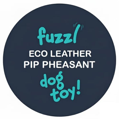 Fuzzl Eco Leather Pip Pheasant Toy Natural and Tough Dog Toys - Long Lasting Chew Toys for Aggressive Chewers - Strong Dog Toy for Dogs and Puppy - style: Pheasant