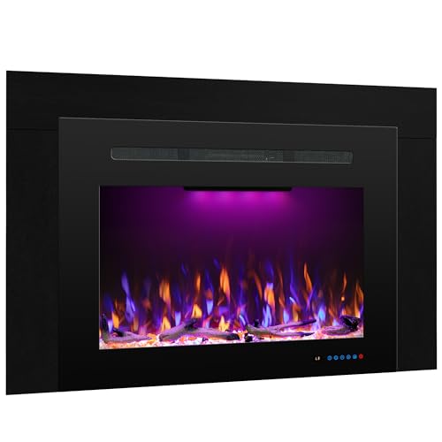 Electric Fireplace Insert Trim Kit for 40" W x 27" H，Black, for ASIN B0CR5LN77S - size: Trim for 40"W27"H