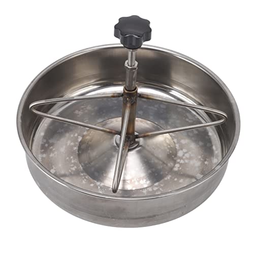 Piglets Feeding Trough, Stainless Steel Pig Feed Trough, Farm Animal Poultry Livestock Feeding Tool for Goat, Duck, Sheep, Piglets, Chicken (Small) - size: Small