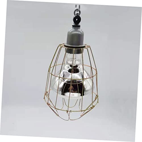 Kisangel 3Pcs Waterproof Heat-Resistant Bulb Covers for Livestock Reptiles Sturdy Light Bulb Cages Burn Protection for Chickens and Pigs