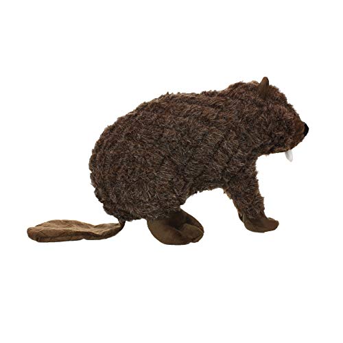 MIGHTY® 2 Pack Massive Beaver Ultra Plush Dog Toys | Multiple Layers & Reinforced Seams , Washable and Floats , Mighty® Construction - color: 2PK Brown Beaver