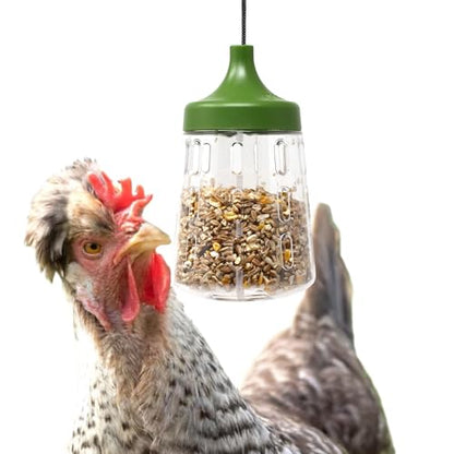 Omlet Pendant Peck Toy | Interactive Slow-Feed Chicken Treat Dispenser | Boredom Busting Enrichment for Hens | Holds About 300g of Feed | Encourages Pecking & Foraging | Available in 2 Designs - style: Pendant