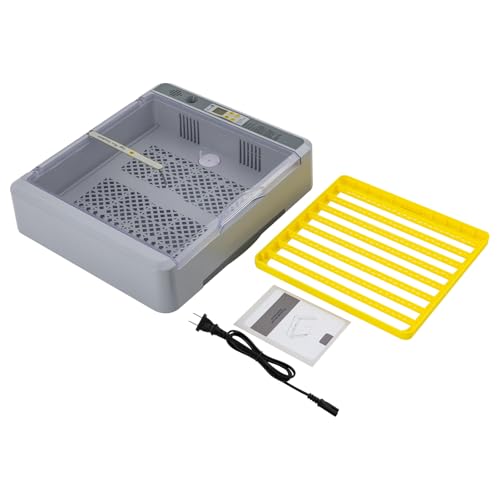 Egg Incubator, 36* Eggs General Purpose Incubator, Capacity Digital Poultry Hatcher Machine, Transparent Drawer Egg Tray Automatic Flipping, Temperature Humidity Control (18 * 16 * 5")