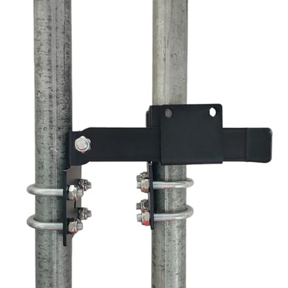Chain Link Fence Strong Arm Double Gate Latch for 1-3/8"- Latches Two Gates Together Without The Need of a Drop Rod - Chain Link Farm Fence Gate Latches for Metal Gates