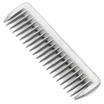 Jeffers Equine Aluminum Pulling Comb – Lightweight Mane & Tail Grooming Comb for Horses – Detangling, Thinning, Equestrian Grooming Tool for Barn, Travel, Show, Tack Kit, Horse Care, Gifts