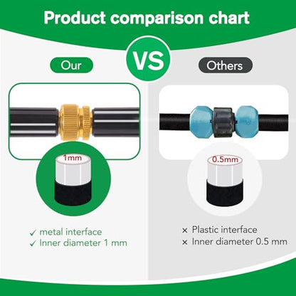 Thickened Flat Soaker Hose 100 ft, Flat Drip Irrigation Hose for Garden, 100/50/25 ft Lawn & Patio Watering System - Heavy Duty, Leak Proof, Flexible, Easy Setup(100FT(50 * 2)) - size: 100 FT(50FT*2)