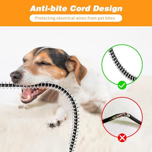 Dog House Heater with Thermostat,Wall-Mounted Dog Heater with 6.5FT Bite Proof Wire,Heaters for Dogs House with Safe Overheat Protection(2 Heating Mode200W/400W)-Black - color: Black