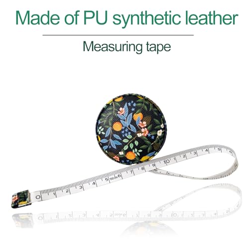 Tape Measure Measuring Tape for Body Tailor Cloth Fabric Sewing Knitting Craft Weight Loss Measurements Retractable 60-inch 1.5 Meter Push Button Dual Sided Tape Measure - color: Black AAA