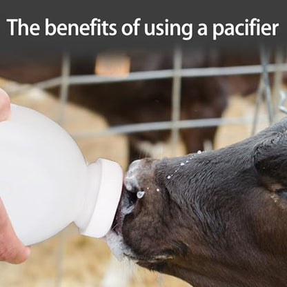 Calf Nursing Bottle 1-5L Large Capacity with Nipple and Handle Livestock Tool Easy Feeding Tool Farm Equipment Bottle - color: 4 Liters