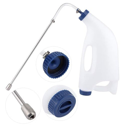 4L Calf Milk Bottle Holder with Ergonomic Handle and Dull Long Mouth Calf Milk for Feeding Cow Feeding - color: C