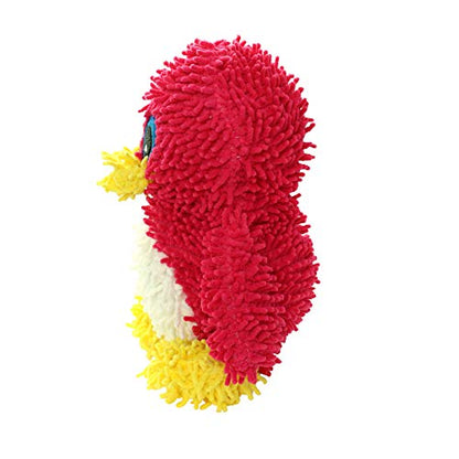 MIGHTY® 2 Pack Microfiber Medium Penguin Dog Toys | Ultra Durable Plush Toy with Multiple Layers & Reinforced Seams , Washable and Floats , Mighty® Construction - color: 2PK Pink Penguin