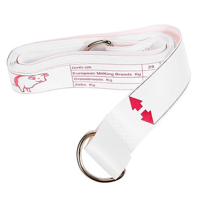 Animal Weight Tape Measure for Cattle and Pigs Multi Functional Portable Measuring Tape for Chest and Waist Easy to Use for Farm and Livestock Measurements