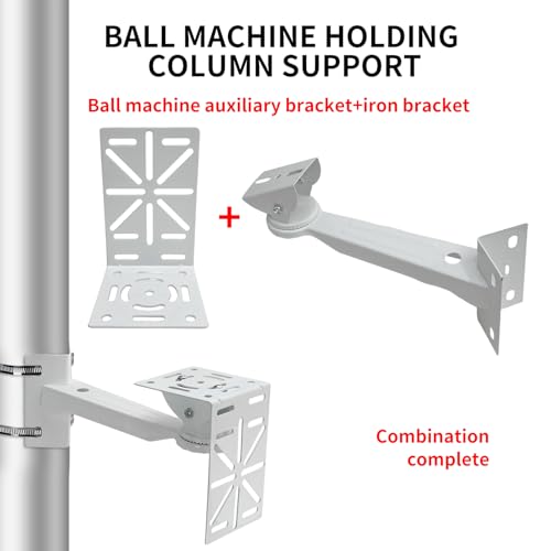 L-Shape Dome Camera Bracket, Wall Ceiling Mount for Security Dome Cameras, Wall Mount,Corner (Vertical Pole Bracket+Hoop 7.8 in )