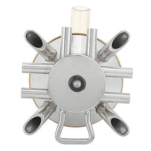 160cc Milking Claw for Cow and Sheep, Milk Collector Tool with Stainless Steel Base, Durable PC Material Milking Machine Part with Adjustable Air Valve for Farm Use