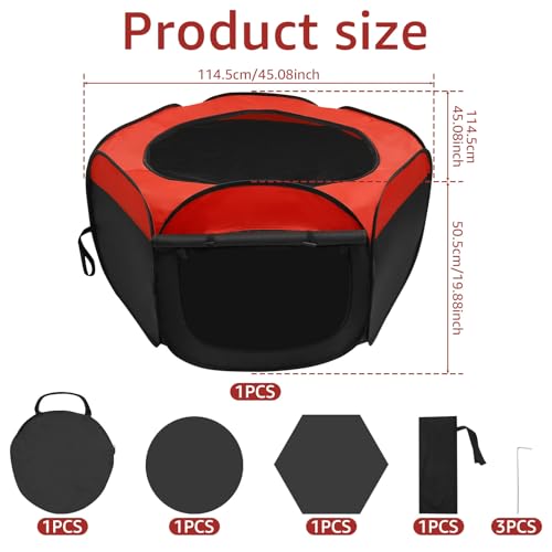 Oxford Cloth Brooder Box for Chick Starter Kit Brooder Pen/Baby Chicken Supplies, Portable Small Pet Cage Tent with Zippered Cover, Brooder Box with Ideal Size Brooding up Baby Chick, Duck and Quail