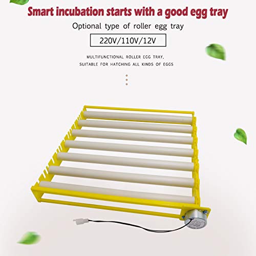 Automatic Rotary Turner Roller Tray Duck Quail Bird Poultry Eggs Incubator