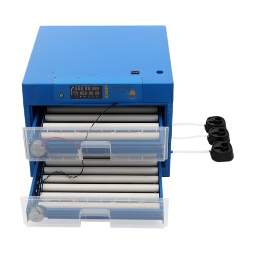 Incubators for Hatching Eggs, 128 Eggs Incubator Automatic Hatcher with Egg Turning and Humidity Control 80W for Chicken Duck Goose Bird Quail Pigeon Poultry Egg Incubator - style: 128-Egg Poultry Hatcher