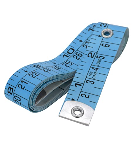Raajsee Fabric Tape Measure Body Measuring Tape, Soft Fabric Measuring Tape for Sewing Cloth & Weight Loss Medical Body Measurement Nursing Craft 60 inch/150 cm - color: Blue