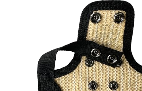 DOWN UNDER OUTDOORS 2 Pack Small Chicken Saddles for Bantams and Young Birds, Includes Shoulder Covers (Sand Mesh)… - color: Sand Mesh